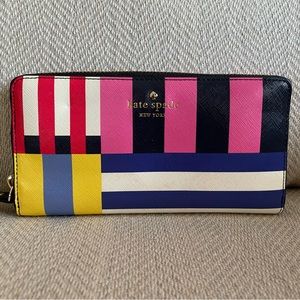 Kate Spade Multi-Color Zip-around Wallet
